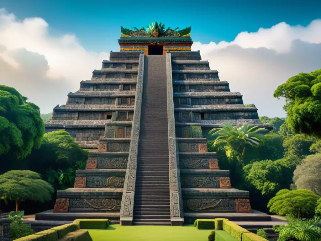 Quetzalcóatl en su esplendor, enfrentando la historia antigua y los misterios de la llegada de los conquistadores españoles