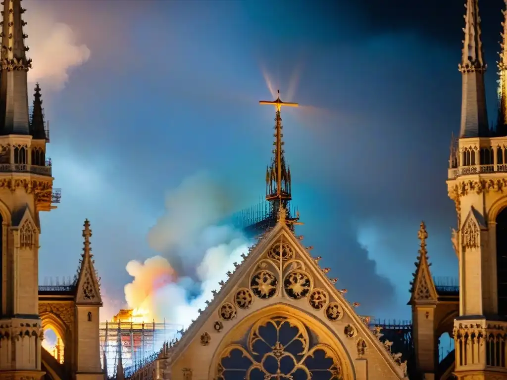 Restauración de la Catedral Notre Dame: Artesanos restaurando la icónica catedral con esperanza y resiliencia