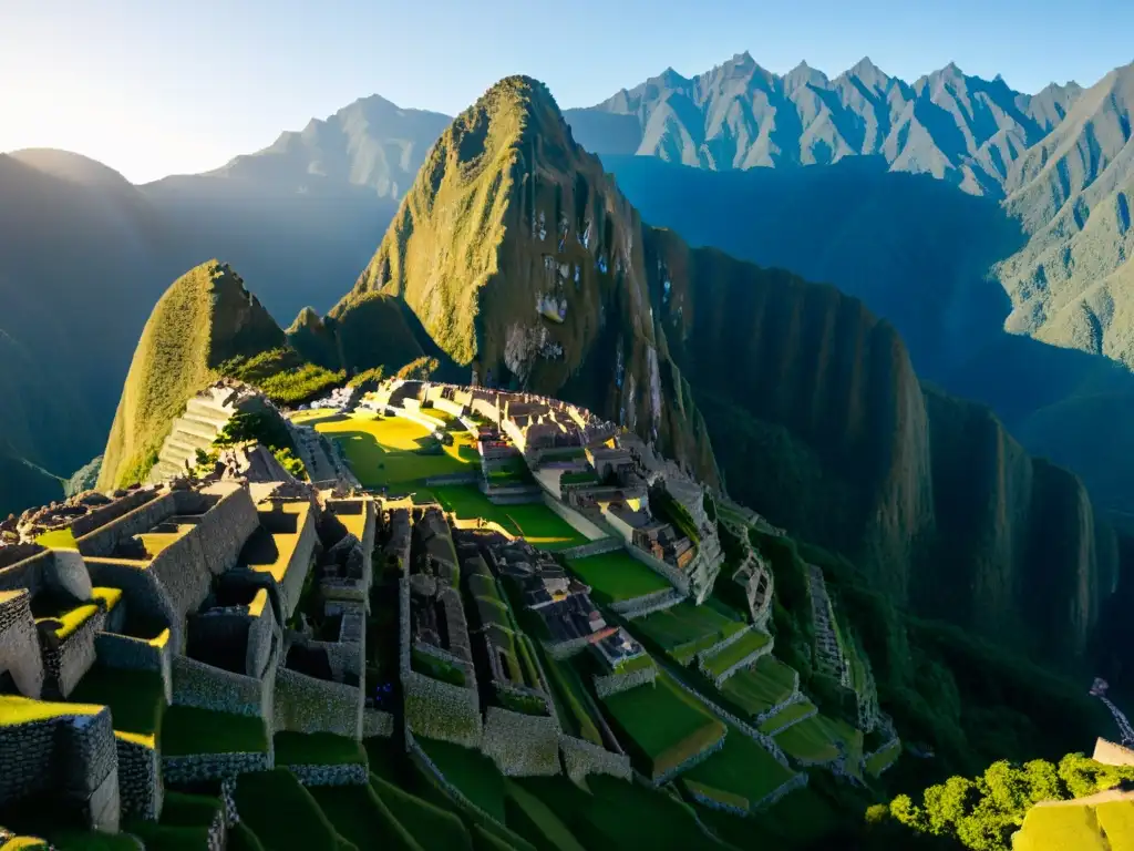 Descubre los secretos arquitectónicos de Machu Picchu en la mágica luz del amanecer