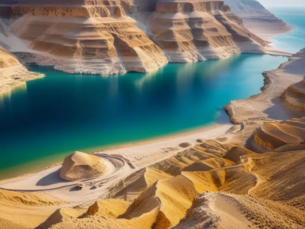 Descubre secretos sectas Rollos Mar Muerto en ruinas Qumran, arqueólogos excavando, paisaje desértico