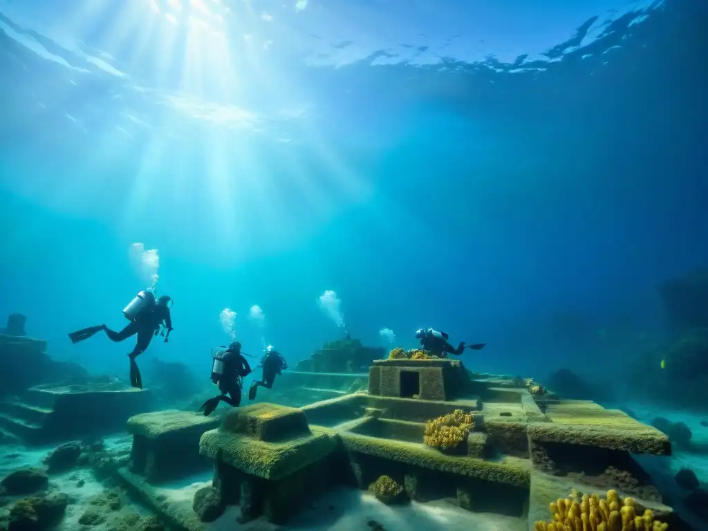 Exploración submarina en ruinas Lemurianas en el Pacífico: misterios y maravillas bajo el agua