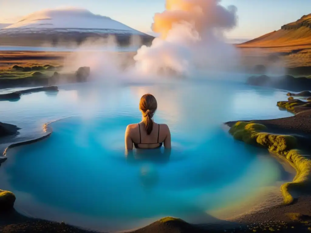 Sumérgete en los beneficios espirituales de las aguas termales de Islandia