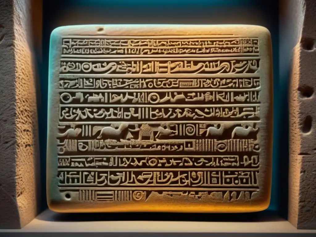 Tableta de arcilla con escritura cuneiforme, reflejo de la evolución de la literatura en Mesopotamia