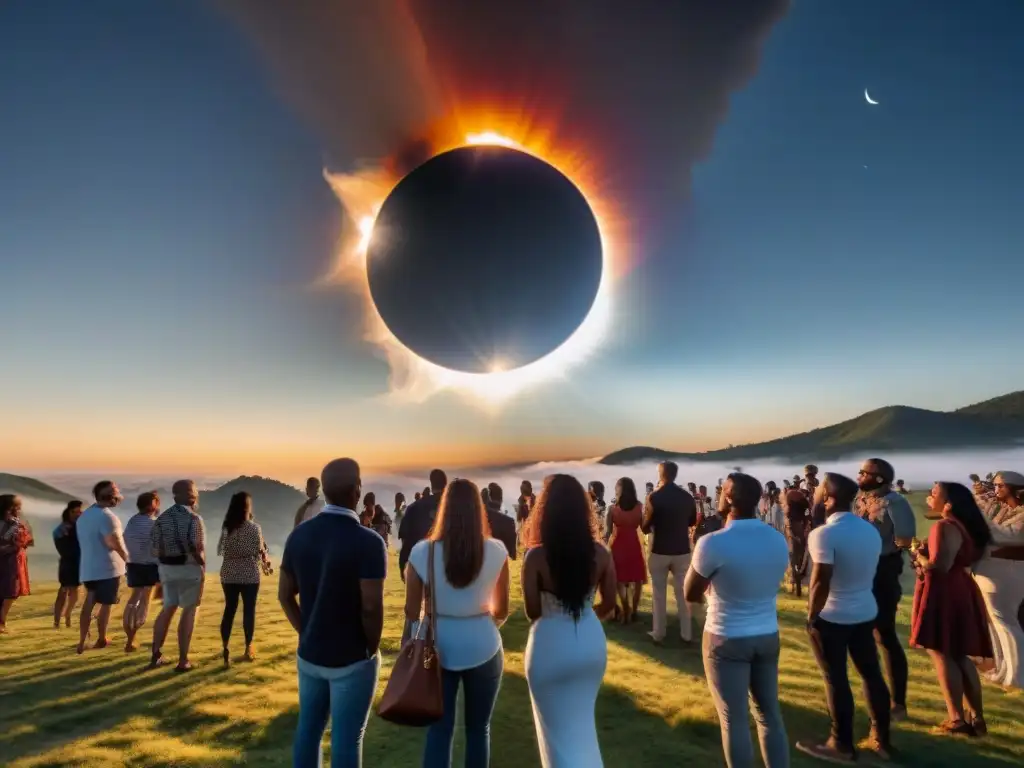 Unidos en asombro, contemplación y unidad, la humanidad encuentra significado en la energía de los eclipses