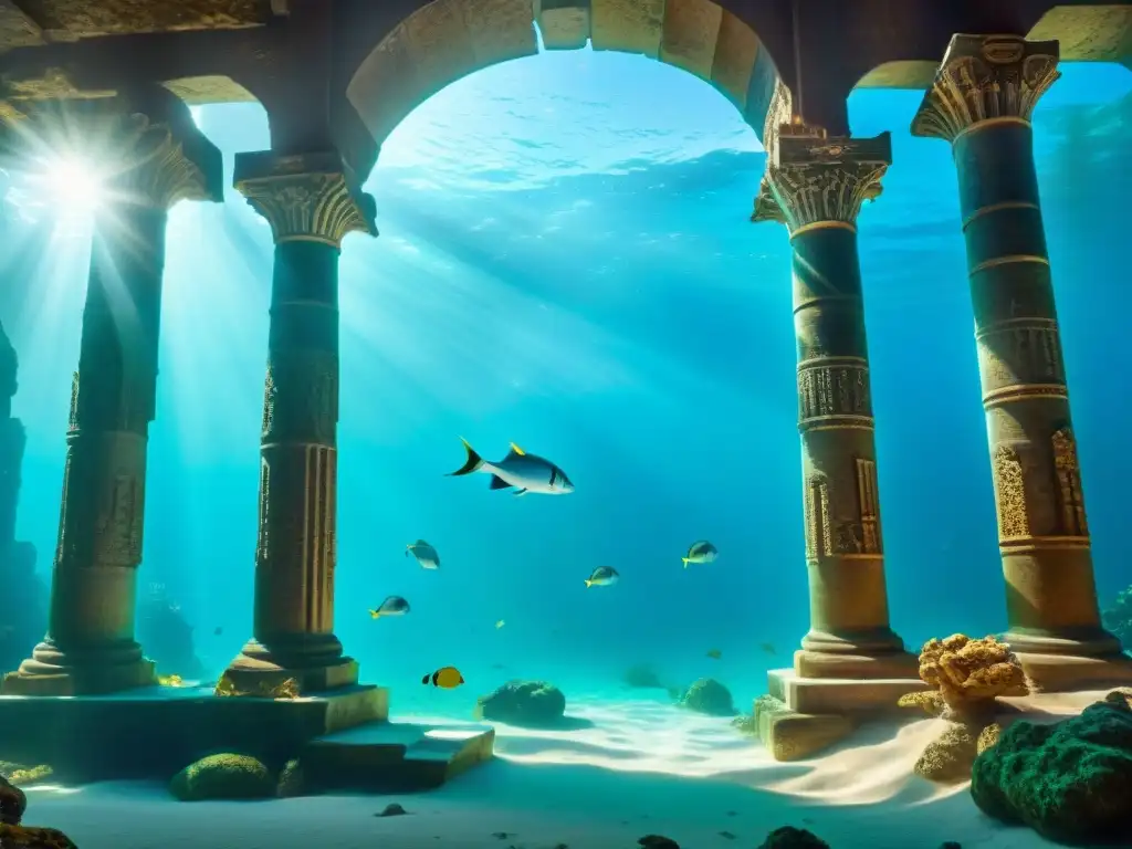 Descubre la verdadera historia de la civilización perdida de Atlantis en esta enigmática imagen submarina