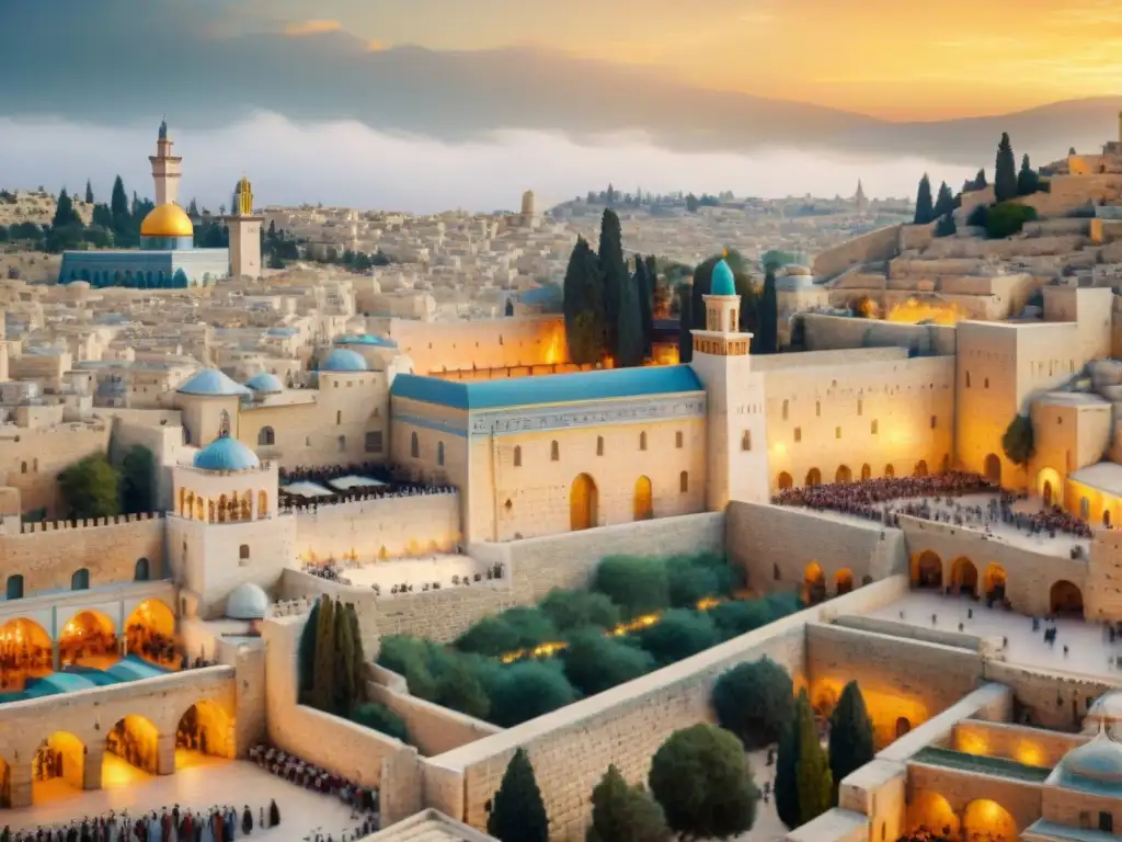 Reconstrucción virtual de Jerusalén en el siglo I: vida diaria y arquitectura de civilizaciones antiguas